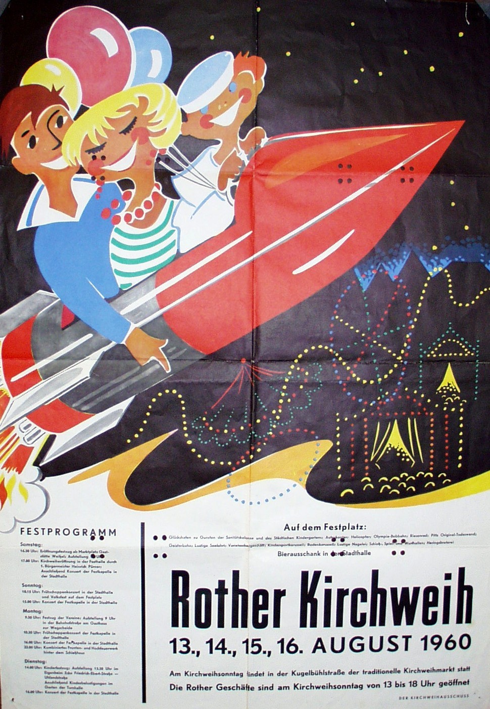  Kirchweihplakat 1960 